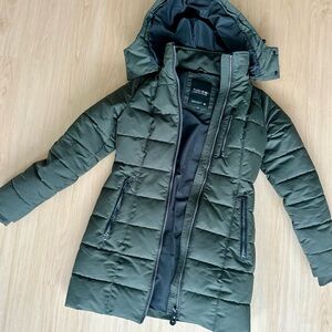 Noize Women's Green Puffer Jacket